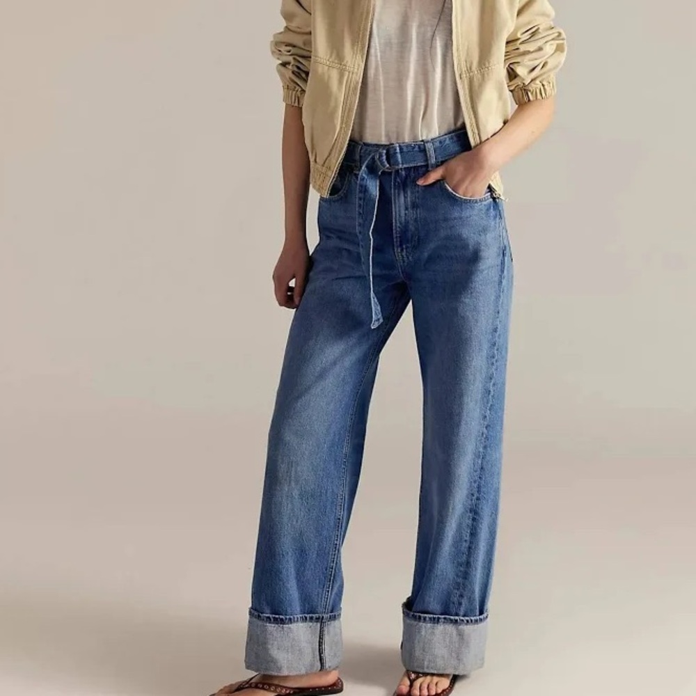 Last ⬇️📍Free People - We The Free East Bay Cuffed Jeans /Spunky